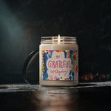 Be Grateful Everyday Watercolor Scented Soy Candle, 9oz! Free Shipping! 9 Scents! 60 Hour Burn Time!!!