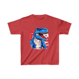 Independence Day T-Rex Kids Heavy Cotton Tee! Foxy Kids!