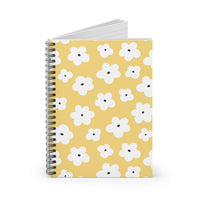 Boho Pastel Yellow Florals Journal! Free Shipping! Great for Gifting!