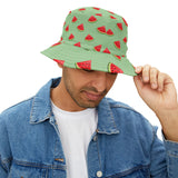Watermelon Green Unisex Bucket Hat! Free Shipping! Made in The USA!