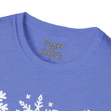 Snowflake Medley Unisex Graphic Tees! Winter Vibes! All New Heather Colors!!!