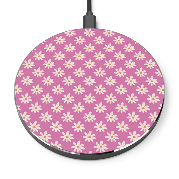 Dusty Pink Daisy Wireless Phone Charger! Free Shipping!!!