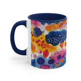 Abstract Watercolor Strokes Accent Coffee Mug, 11oz! Free Shipping! Great For Gifting! Lead and BPA Free!