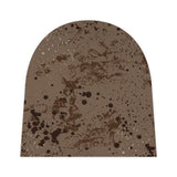 Chocolate Brown Paint Splash Baby Beanie in Cursive! Free Shipping! Great for Gifting!