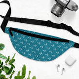 Teal Anchor Unisex Fanny Pack! Free Shipping! One Size Fits Most!