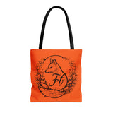Dark Orange Branded Freckled Fox Company 2024 Merch Tote Bag! Merch