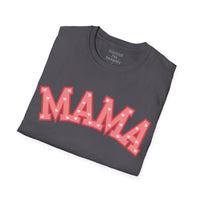 Valentines Day Mama Pink Heart Medley Unisex Graphic Tee! All New Heather Colors!!! Free Shipping!!!