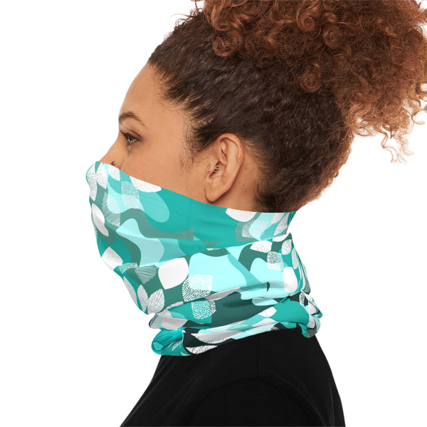 Aqua Tie dye Lightweight Neck Gaiter! 4 Sizes Available! Free Shipping! UPF +50! Great For All Outdoor Sports!