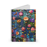 Boho Patchwork Quilt Florals Journal! Free Shipping! Great for Gifting!