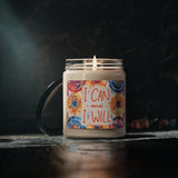 I Can and I Will Starburst Tie Dye Scented Soy Candle, 9oz! Free Shipping! 9 Scents! 60 Hour Burn Time!!!