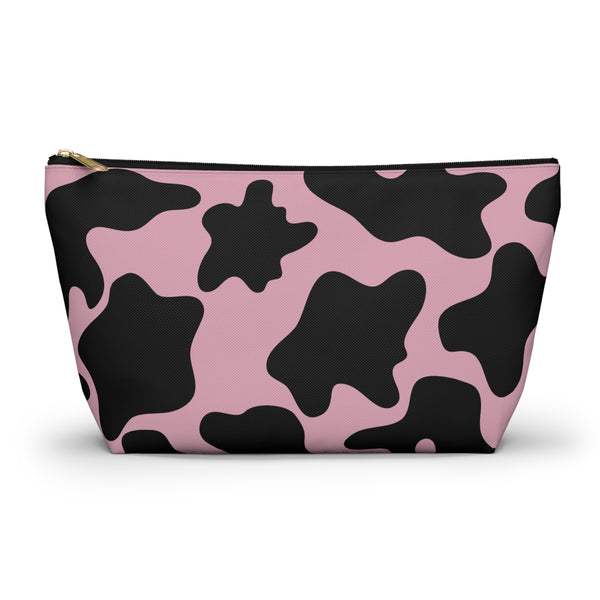 Lavender Cow Print Travel Accessory Pouch, Check Out My Matching Weekender Bag! Free Shipping!!!