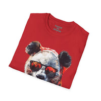 Happy Red Panda Wearing Shades Unisex Graphic Tees! Summer Vibes! All New Heather Colors!!! Free Shipping!!!