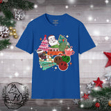 1  Christmas In In The Air Retro Medley Unisex Graphic Tees! Winter Vibes! All New Heather Colors!!!