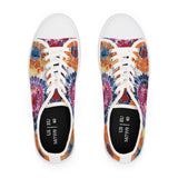 Boho Watercolor Star Stamp Women's Low Top Sneakers! Free Shipping! Specialty Buy!
