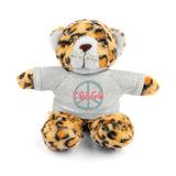 Peace Symbol Stuffed Animals! 6 Different Animals to Choose From! Free Shipping!