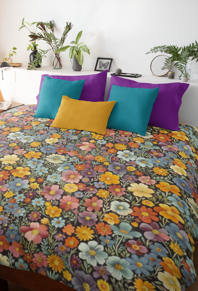 Daphne, Boho Quilt Comforter! Super Soft! Free Shipping!! Mix and Match for That Boho Vibe!