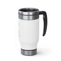 Pop Pop The Man The Myth The Legend Stainless Steel Travel Mug with Handle, 14oz! Grandparent Vibes!