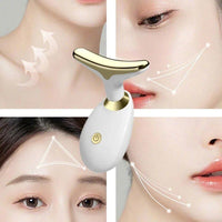 Face & Neck Lifting Vibratory Beauty Device: Anti-Wrinkle & Skin Rejuvenation Massager