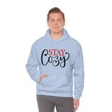 Stay Cozy Holiday Unisex Heavy Blend Hooded Sweatshirt! Winter Vibes!