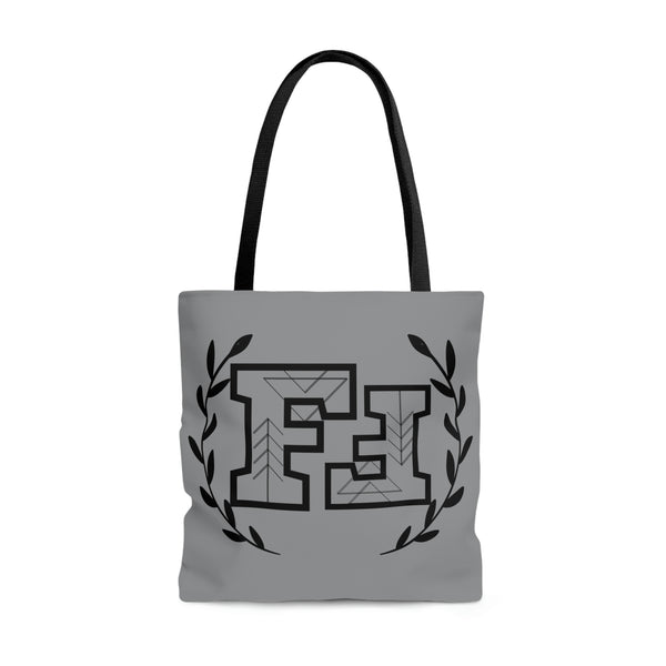 2023 Freckled Fox Company Black Logo AOP Tote Bag! Merch! Spring Vibes!