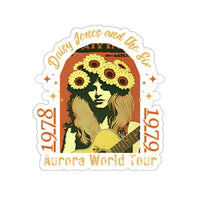 Vintage 70's Daisy Jones Floral Headband Vinyl Sticker!