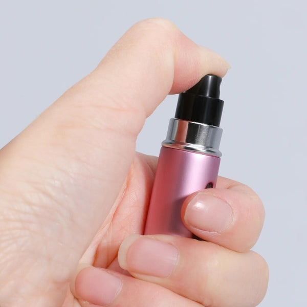 Compact & Stylish Portable Perfume Atomizer - Travel-Friendly Mini Aluminum Spray Bottle