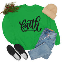 Faith Holiday Unisex Heavy Blend Crewneck Sweatshirt! Winter Vibes!