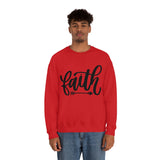Faith Holiday Unisex Heavy Blend Crewneck Sweatshirt! Winter Vibes!