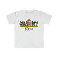 Grammy Clause, Graphic Tees, Freckled Fox Company, Winter, Christmas, Santa, Holidays. 