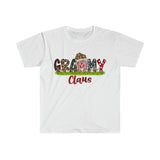 Grammy Clause, Graphic Tees, Freckled Fox Company, Winter, Christmas, Santa, Holidays. 