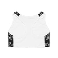 Freckled Fox Logo Sports Bra/Crop Top in Color Black and White! Merch! FreckledFoxCompany