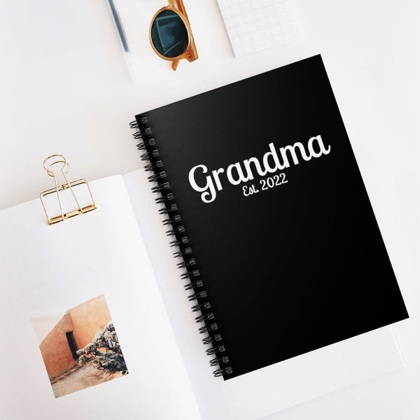 Grandma Est. 2022 Journal! Mothers Day Gift! FreckledFoxCompany