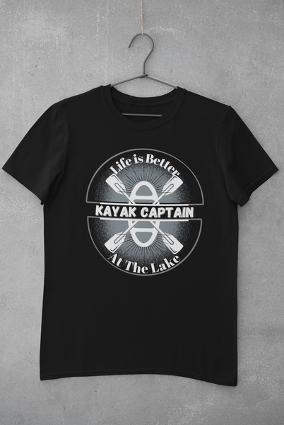 Kayak Captain Life is Better at The Lake Unisex Graphic Tees! Summer Vibes! FreckledFoxCompany