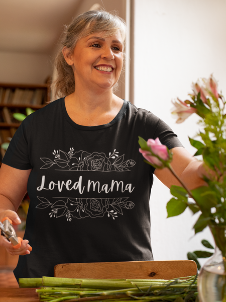 Loved Mama Unisex Graphic Tees! Mothers Day! 100% Cotton! FreckledFoxCompany