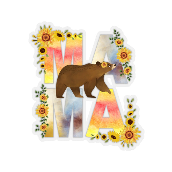 Mama Bear Sunflower Vinyl Sticker! Mothers Day Gifts! FreckledFoxCompany