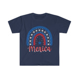 'Merica Blue USA Rainbow Graphic Tees! Independence Day! FreckledFoxCompany