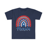 'Merica Red USA Rainbow Graphic Tees! Independence Day! FreckledFoxCompany