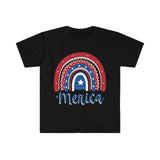 'Merica Red USA Rainbow Graphic Tees! Independence Day! FreckledFoxCompany