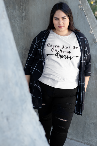 Never Give Up On Your Dreams Graphic Tees! Unisex, Soft, Great For Everyday Life! FreckledFoxCompany