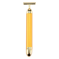 24k Gold Face Lift Bar Roller Vibration Slimming Massager Facial Stick! Beauty!