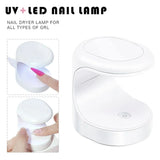 Compact UV LED Nail Dryer Lamp - USB Rechargeable Single Finger Manicure Tool