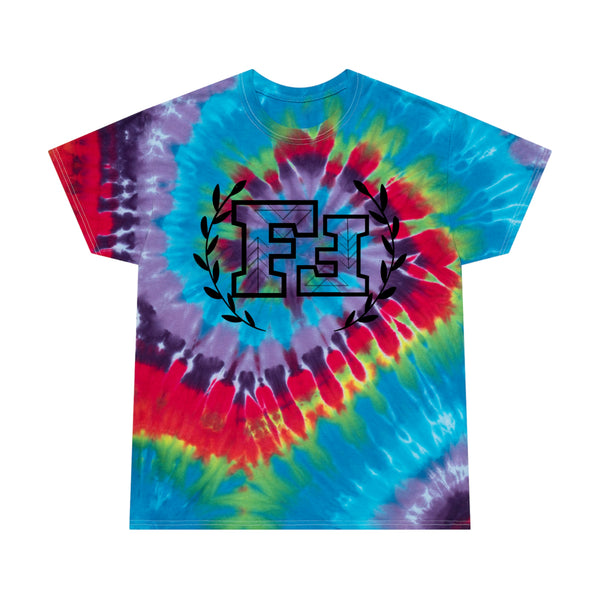Freckled Fox Company Black Logo 2023 Tie-Dye Tee, Spiral! Graphic Tees! Merch! Spring Vibes! Summer Vibes!