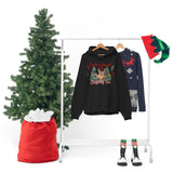 Rocking around the Christmas tree holiday Unisex Heavy Blend Hooded Sweatshirt! Winter Vibes!