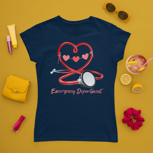 Valentines Day Emergency Department Nursing Unisex Graphic Tees! Spring Vibes!