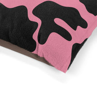 Black and Pink Cow Print Pet Bed! Foxy Pets! Free Shipping!!!