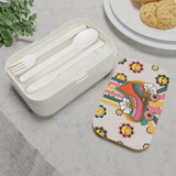 Retro Derby Roller Skate Daisy Bento Lunch Box! Free Shipping!!! Great For Gifting! BPA Free!