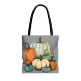 Pumpkin Stack Autumn Blues Fall Vibes Tote Bag!