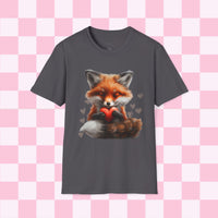 Fox Valentines Day T-Shirt! Valentines Day! Spring Vibes! Graphic Tees!