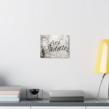 Western Let's Cuddle Grey and White Canvas Gallery Wraps!