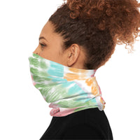 Mauve Tie Dye Lightweight Neck Gaiter! 4 Sizes Available! Free Shipping! UPF +50! Great For All Outdoor Sports!